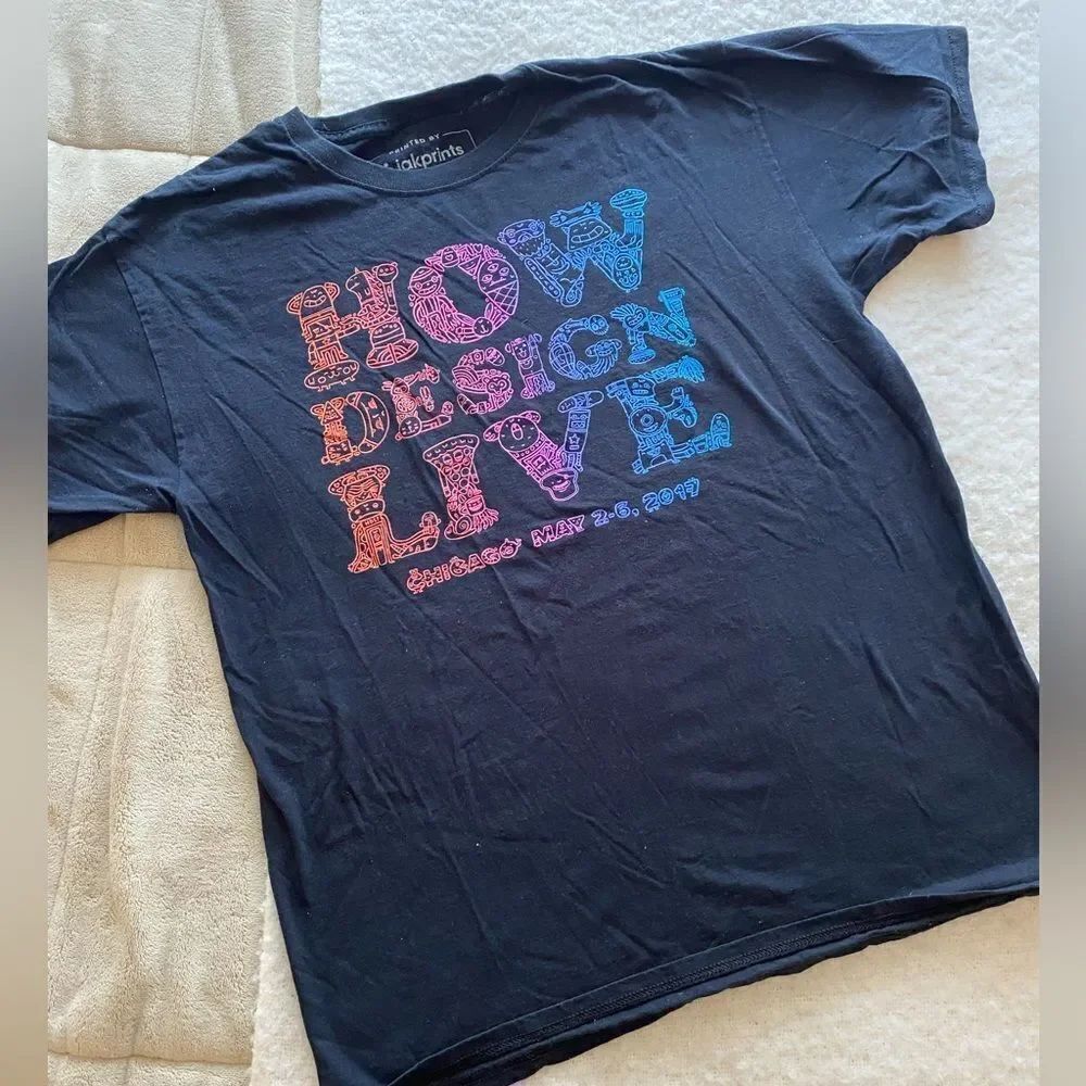 Design Graphic Tee Chicago 2017 Size Large